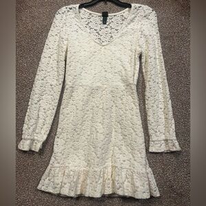 Wild Fable White lace dress size XS